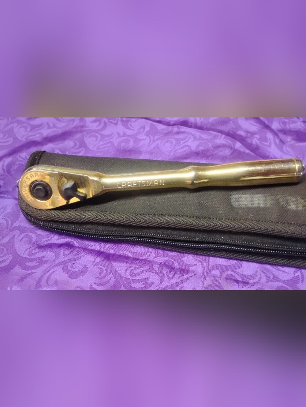 Craftsman 75th Anniversary Commemorative 22k Gold Plated Ratchet